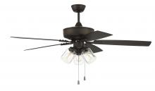 Craftmade OP104ESP5 - 52" Outdoor Pro Plus Ceiling Fan w/Blades & 3 Lights Clear Glass LED
