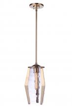  57391-SB - Guiding Star 1 Light Mini Pendant in Satin Brass