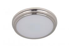  X6613-BNK-LED - X66 Series 1 Light 13" LED Flushmount in Brushed Polished Nickel