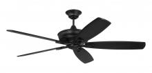  SNT60FB5 - 60" Santori Indoor/Outdoor (Damp) in Flat Black w/ Flat Black Blades