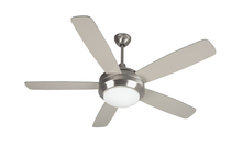  HE52SS5 - Helios 52" Ceiling Fan with Blades and Light in Stainless Steel