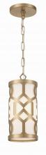  2260-AG - Libby Langdon Jennings 1 Light Aged Brass Mini Pendant