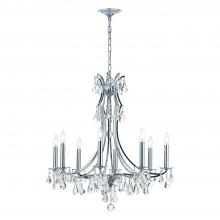  5938-CH-CL-MWP - Cedar 8 Light Polished Chrome Chandelier