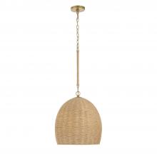  JAC-10500-SG - Jace 1 Light Soft Gold Pendant