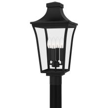  QTN9010EK - Quentin 4-Light Earth Black Outdoor Post Lantern