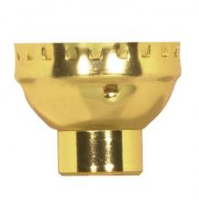  80/1210 - Aluminum Cap With Paper Liner; 1/4 IP Less Set Screw; Brite Gilt Finish