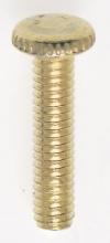  90/059 - Steel Knurled Head Thumb Screws; 8/32; 3/4" Length; Brass Plated