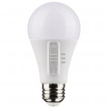  S11772 - 12 Watt A19 LED; Medium Base; CCT Selectable; White Finish; 90 CRI; 120 Volt