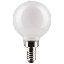  S21202 - 3 Watt G16.5 LED; White; Candelabra base; 90 CRI; 2700K; 120 Volt