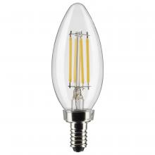  S21264 - 4 Watt B11 LED; Clear; Candelabra base; 90 CRI; 2700K; 120 Volt