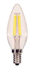  S29877 - 4.5 Watt B11 LED; Clear; Candelabra base; 2700K; 350 Lumens; 120 Volt