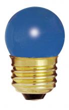  S3608 - 7.5 Watt S11 Incandescent; Ceramic Blue; 2500 Average rated hours; Medium base; 120 Volt