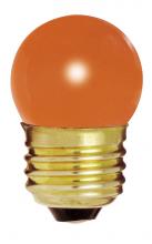  S3610 - 7.5 Watt S11 Incandescent; Ceramic Orange; 2500 Average rated hours; Medium base; 120 Volt