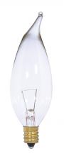  S3866 - 7 Watt CA10 Incandescent; Clear; 1500 Average rated hours; 65 Lumens; Candelabra base; 12 Volt