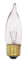  S3869 - 25 Watt CA10 Incandescent; Clear; 1500 Average rated hours; 250 Lumens; Medium base; 12 Volt