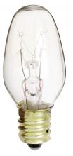  S3903 - 10 Watt C7 Incandescent; Clear; 2500 Average rated hours; 60 Lumens; Candelabra base; 130 Volt