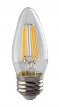  S8551 - 4 Watt B11 LED; Clear; Medium base; 2700K; 350 Lumens; 120 Volt