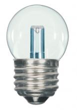  S9160 - 1.2 Watt LED; S11; Clear; 2700K; Medium base; 120 Volt; Carded