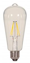  S9581 - 7 Watt ST19 LED; Clear; Medium base; 2700K; 800 Lumens; 120 Volt