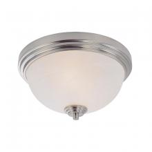  314F2-BN - 2 Light Flush Mount