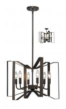  4000P-BRZ - 6 Light Chandelier