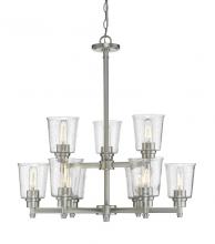  464-9BN - 9 Light Chandelier