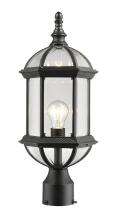  563PHM-BK - 1 Light Outdoor Post Mount Fixture