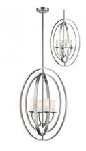  6004-4L-BN - 4 Light Chandelier