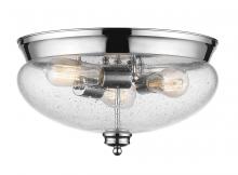  722F3-CH - 3 Light Flush Mount