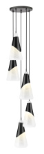 Z-Lite 828P7-5R-MB - 5 Light Chandelier