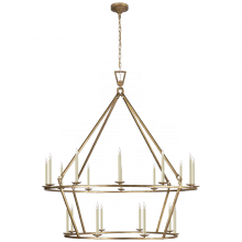  CHC 5199GI - Darlana Extra Large Two-Tier Chandelier