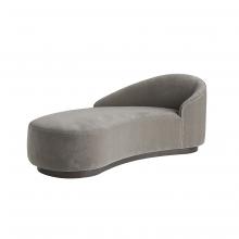  8145 - Turner Chaise Sharkskin Velvet Grey Ash, Left Arm