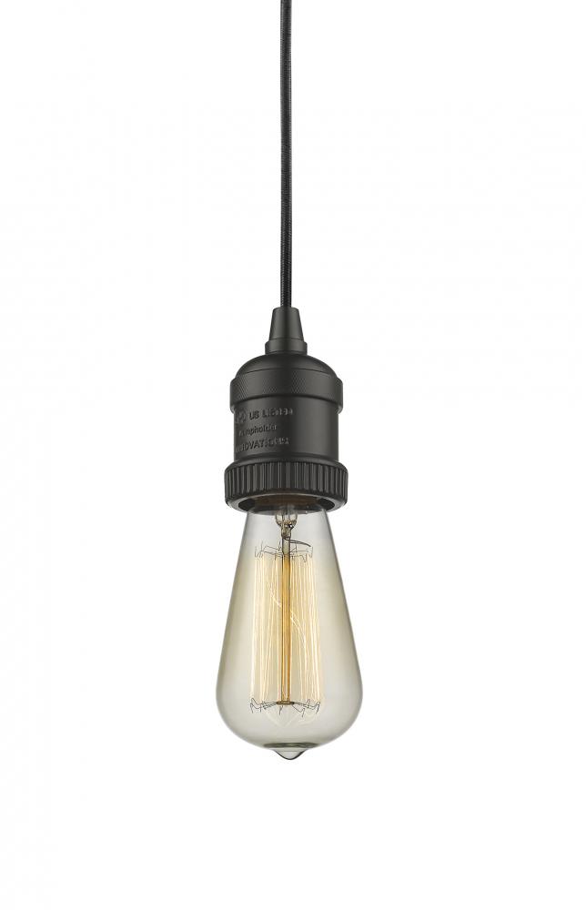 Bare Bulb - 1 Light - 2 inch - Oil Rubbed Bronze - Cord hung - Cord Set