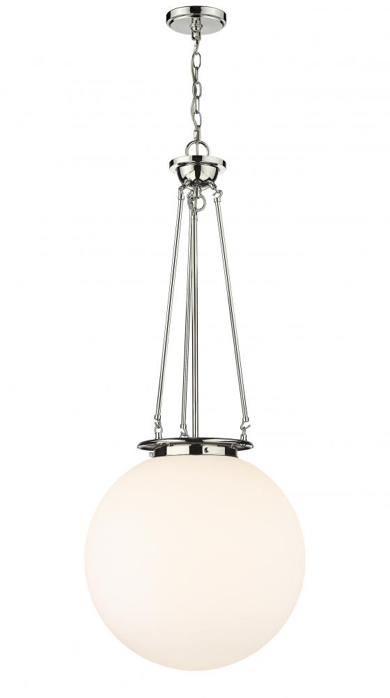 Beacon - 1 Light - 18 inch - Polished Nickel - Chain Hung - Pendant