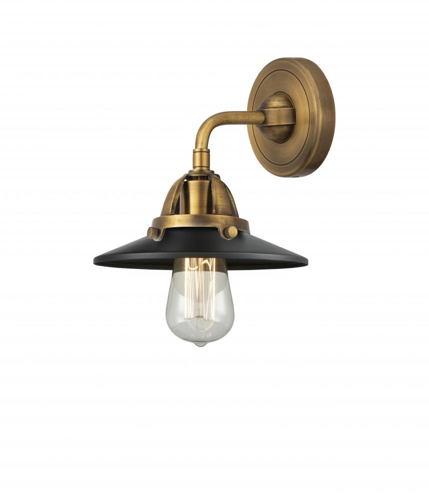 Railroad - 1 Light - 8 inch - Brushed Brass - Sconce