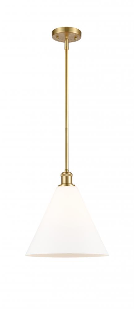 Berkshire - 1 Light - 12 inch - Satin Gold - Mini Pendant