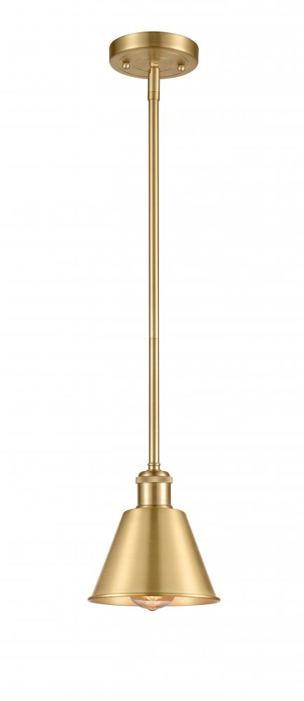 Smithfield - 1 Light - 7 inch - Satin Gold - Mini Pendant