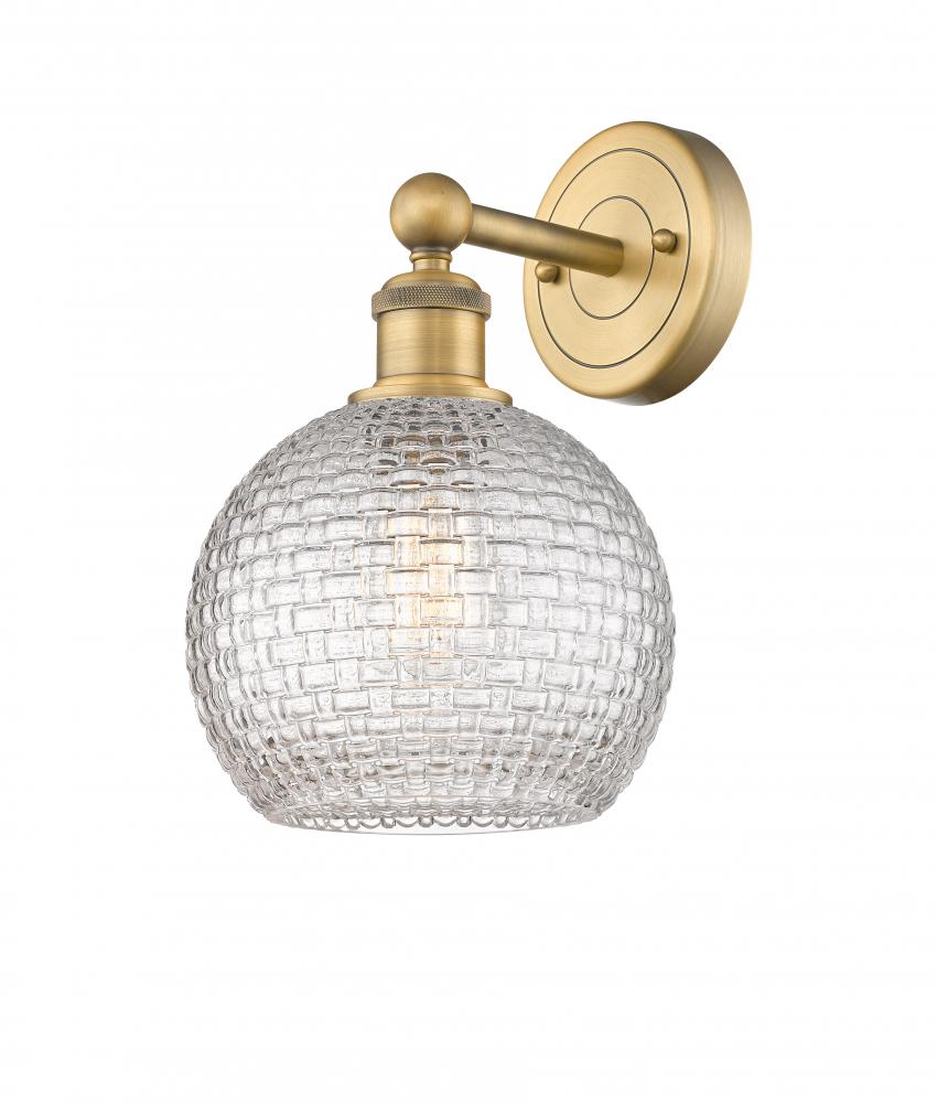 Athens - 1 Light - 8 inch - Brushed Brass - Sconce