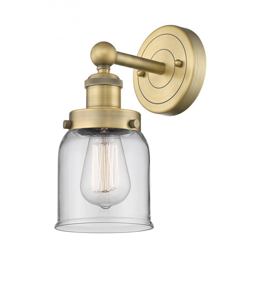 Bell - 1 Light - 5 inch - Brushed Brass - Sconce