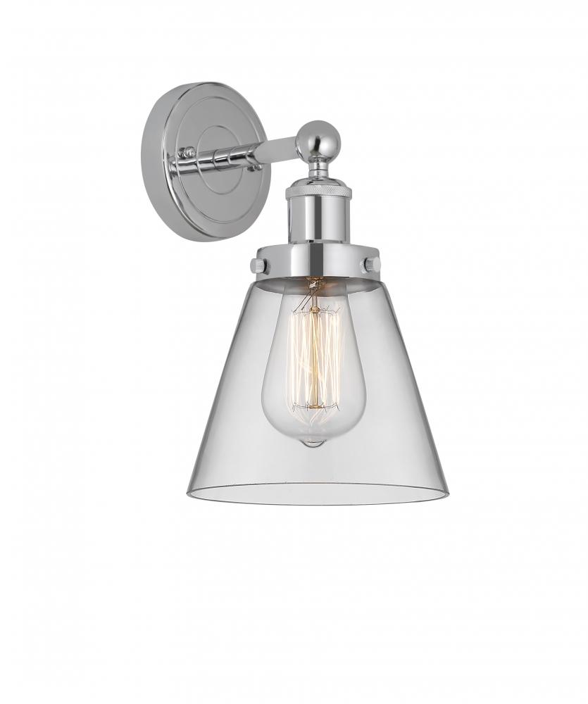 Cone - 1 Light - 6 inch - Polished Chrome - Sconce