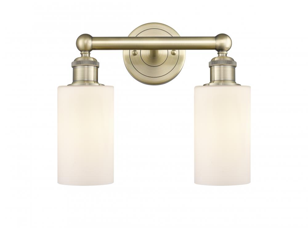 Clymer - 2 Light - 13 inch - Antique Brass - Bath Vanity Light