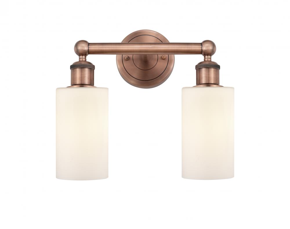 Clymer - 2 Light - 13 inch - Antique Copper - Bath Vanity Light