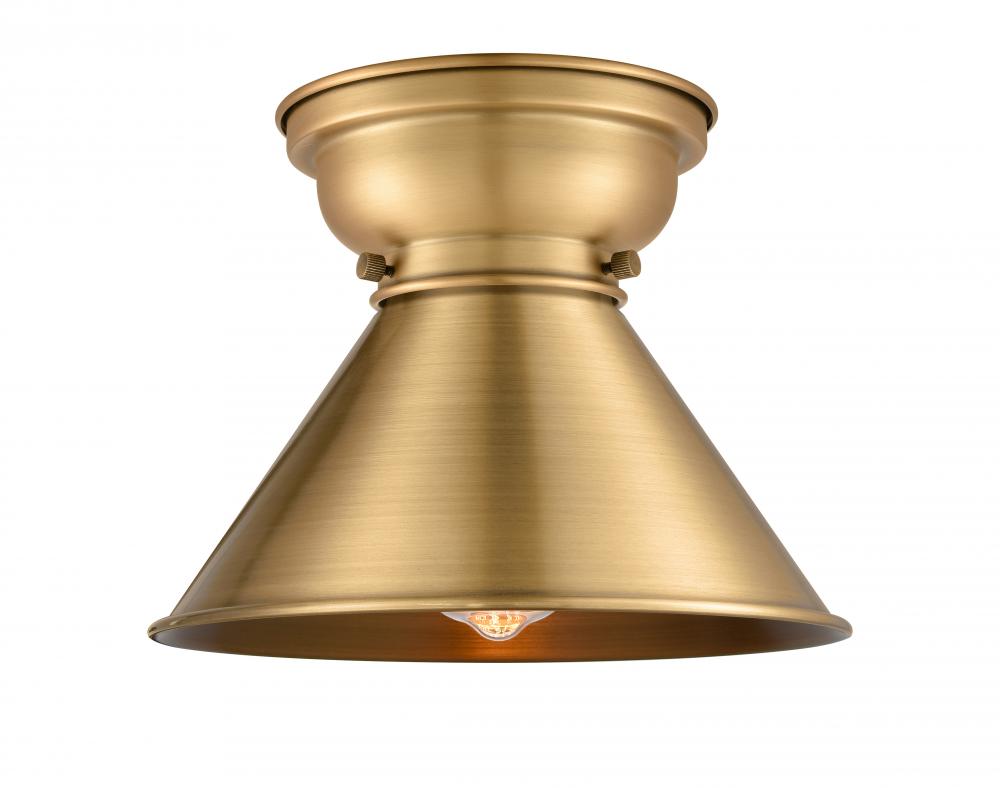 Briarcliff - 1 Light - 10 inch - Brushed Brass - Flush Mount
