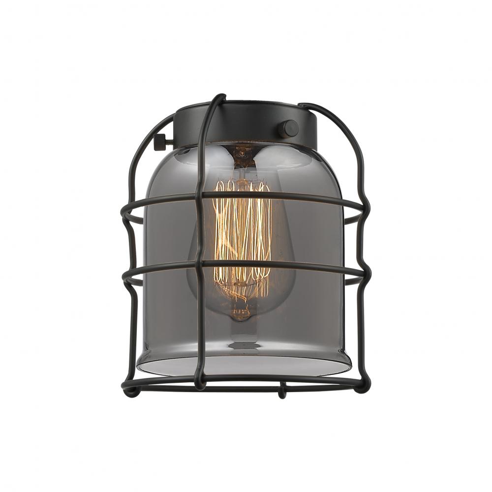 Bell Cage - 6" Diameter Wire Cage - Plated Smoke Shade