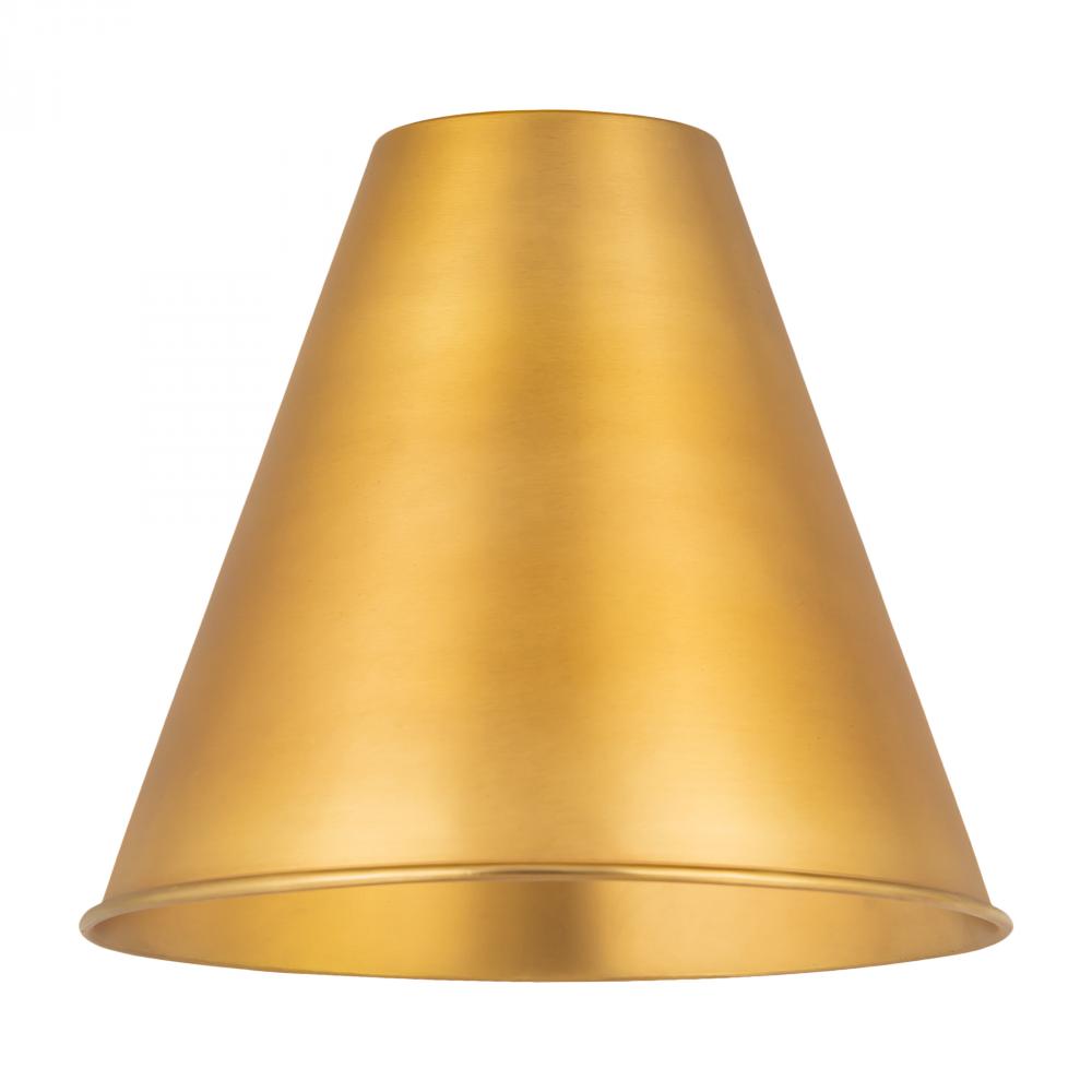 Berkshire Light 8 inch Satin Gold Metal Shade