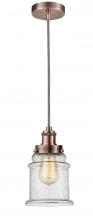 Innovations Lighting 100AC-10BW-1H-AC-G184 - Edison - 1 Light - 8 inch - Antique Copper - Cord hung - Mini Pendant