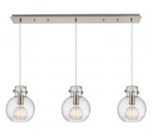 Innovations Lighting 123-410-1PS-SN-G410-8SDY - Newton Sphere - 3 Light - 40 inch - Brushed Satin Nickel - Cord hung - Linear Pendant
