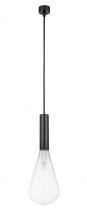 Innovations Lighting 198-1P-BK-BB125LED - Edison - 1 Light - 5 inch - Matte Black - Cord hung - Mini Pendant