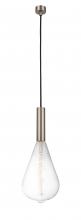 Innovations Lighting 198-1P-SN-BB164LED - Edison - 1 Light - 7 inch - Brushed Satin Nickel - Cord hung - Mini Pendant