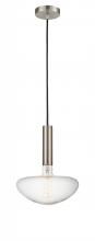 Innovations Lighting 198-1P-SN-BB250LED - Edison - 1 Light - 10 inch - Brushed Satin Nickel - Cord hung - Mini Pendant